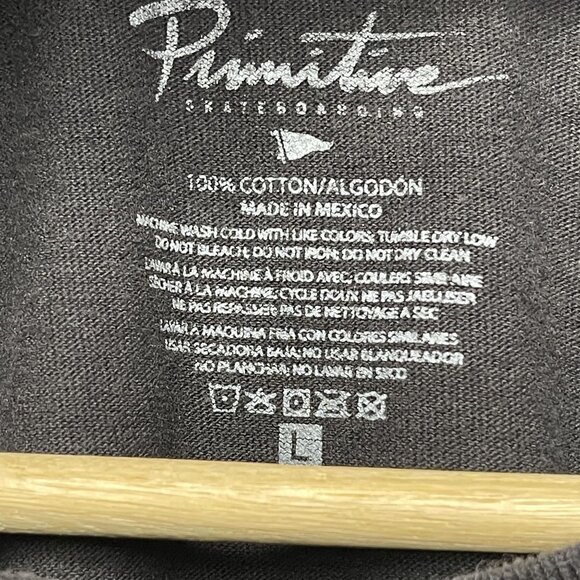 Primitive Worldwide Black T-Shirt Large - Picture 3 of 5